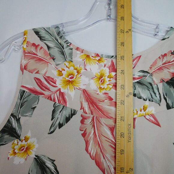 Style & Co. Womens  Size PM Floral Printed Sleeveless High-Low Swing Top - Picture 9 of 10